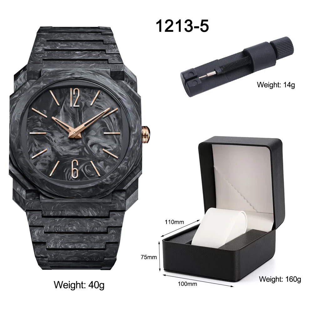 Men's Marble Pattern Quartz Watch Waterproof Ultra-thin Plastic Large Dial Watch High-quality Brand Watch Men's Luxury Gift Box