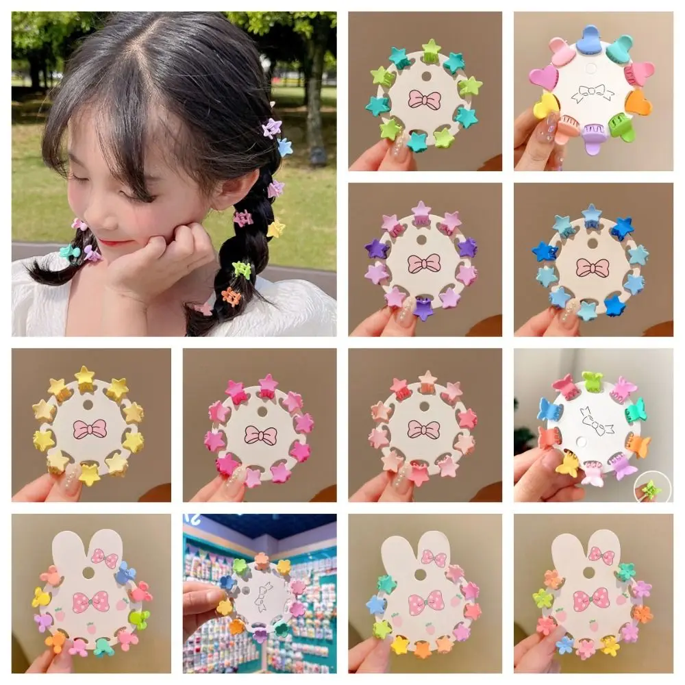 Hair Accessories Flower Mini Hair Claw Barrettes Mini Hair Claw Star Hair Crab Clip Hair Ornaments Hair Clip