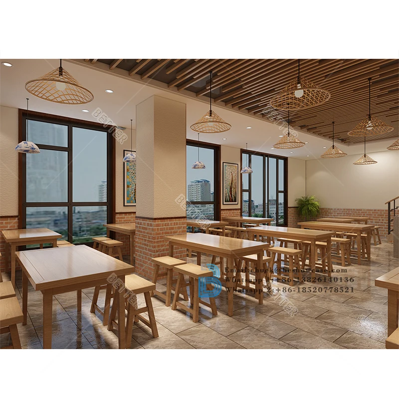 

Commercial Bars Restaurants Furniture Fast Food Cafes Stalls Chairs And Tables Restaurant Set Wooden Tables For Sale Modern