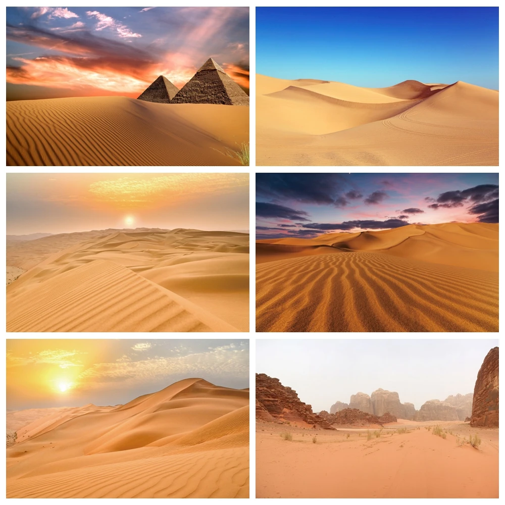 

Vinyl Backdrops Natural Desert Sand Dunes Sunset Beautiful View Photography Backgrounds Photo Backdrops Photocall Photo Studio