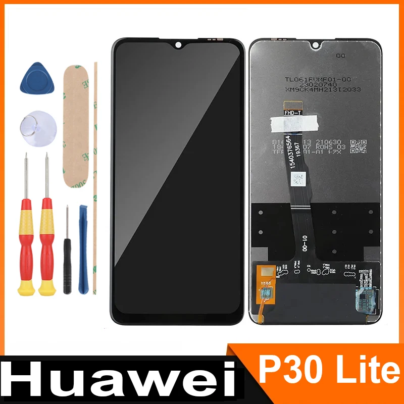 

Для Huawei P30 Lite Nova 4E/6,15 "FHD + ЖК-дисплей + сенсорный экран