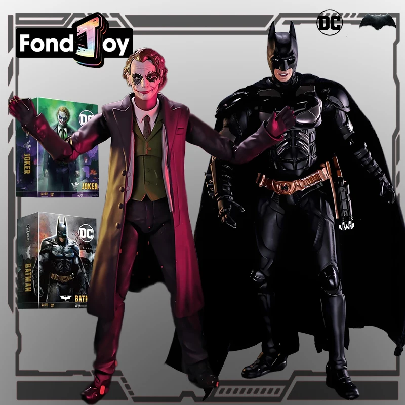 

FondJoy оригинальная серия DC Джокер (Heath Ledger) Бэтмен Темный рыцарь фигурка в сборе модель игрушки коллекционные подарки для мальчиков
