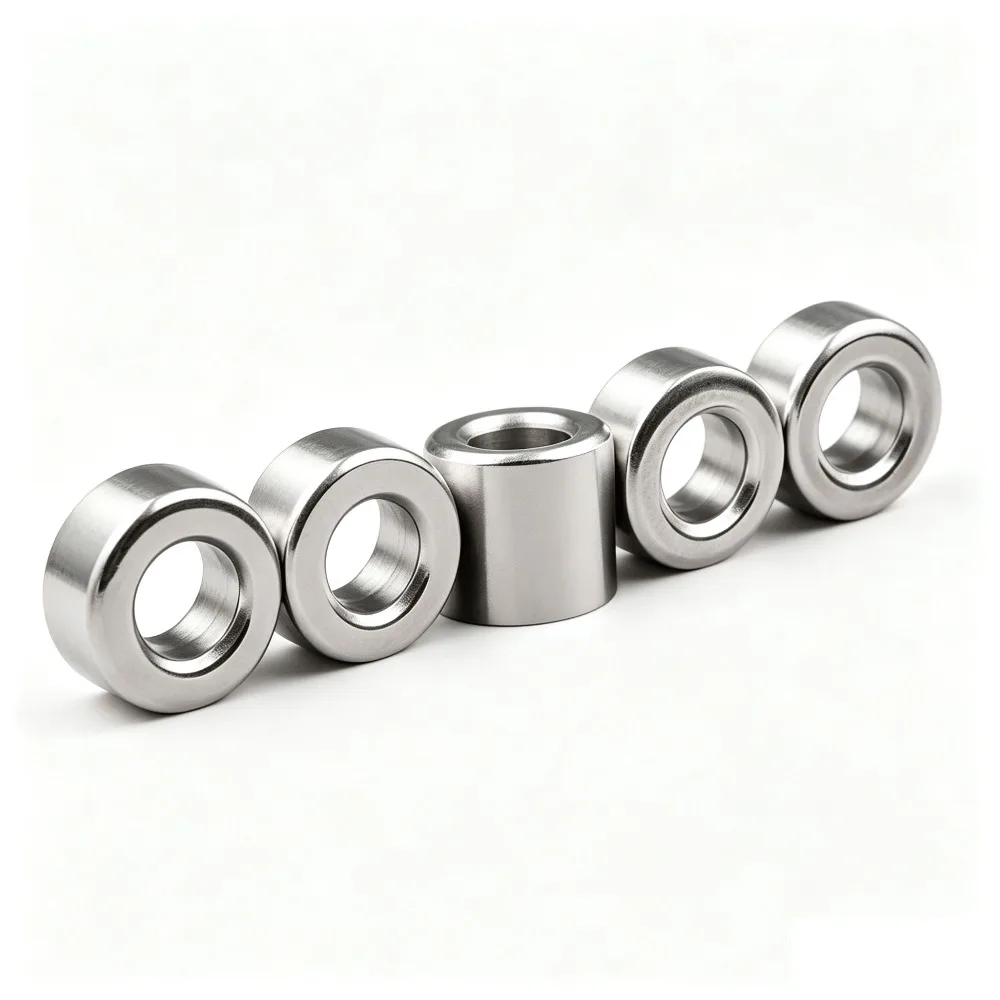 ID12mm 304 Stainless Steel Unthreaded Standoff Spacer, OD17/18/19mm Round Hollow Sleeve Bushing Washer Gasket 1-70mm