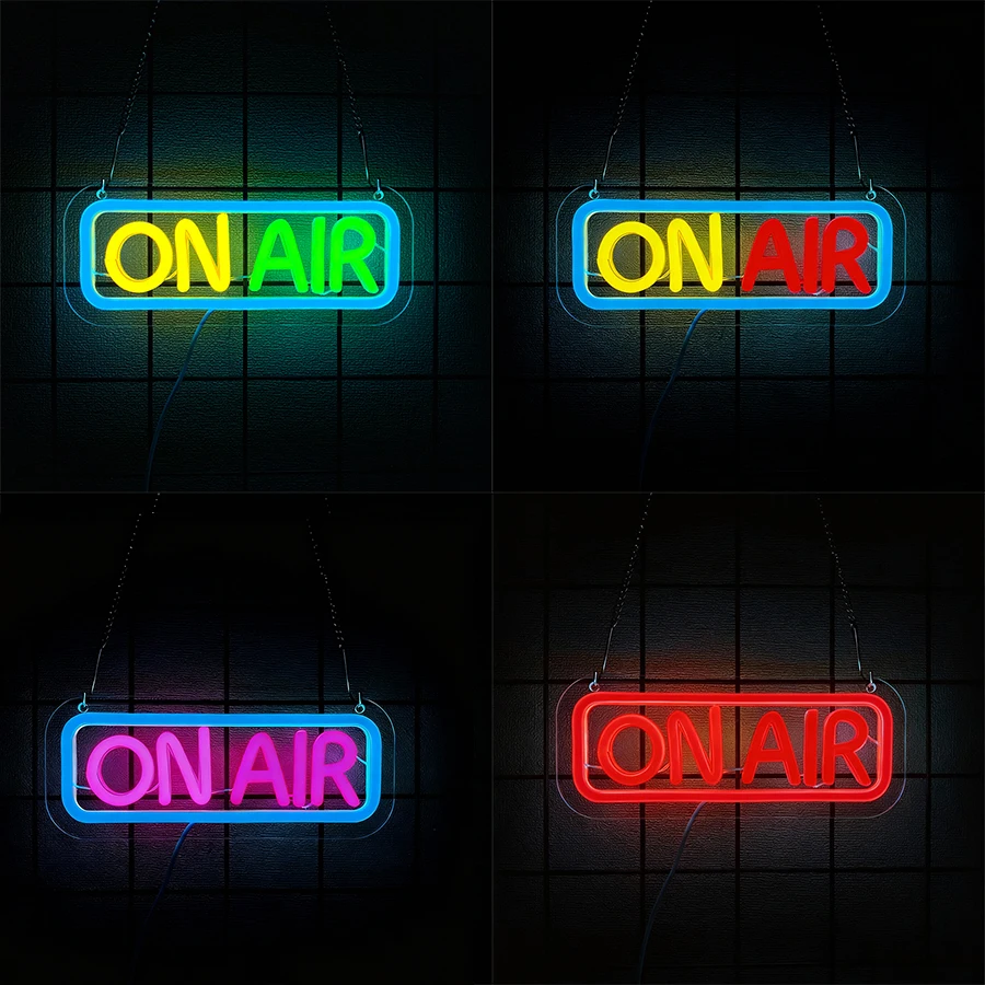 On Air Led Neon Light Sign Home Bedroom Man Cave Game Room Bar Pub Studio Club Wall Sign Decor Birthday Christmas Party Decor