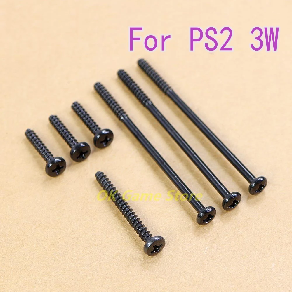 30sets 7 in 1 Replacement Host Screws for PS2 30000 Controller Case Screw  For PS2 3W Housing Shell Screws