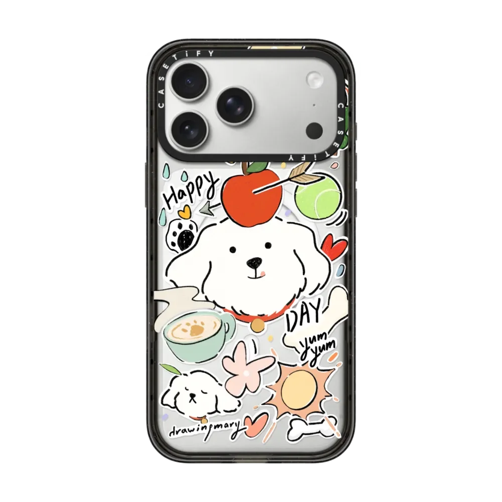 CASETiFY Printed Patterns Sticker Series Magnetic Drop-proof Case for iPhone 17 16 14 15 13 Pro Max Air Plus Protect Cover view 3