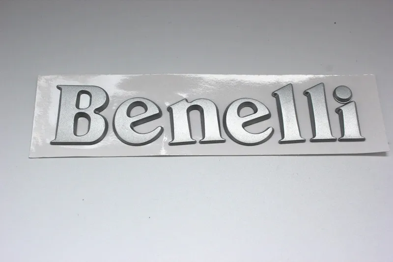 Motorcycle Decals Stickers 3d Stereo Logo Graphics Kit Silver Color For Benelli Bn600 Tnt600 Stels600 Keeway Rk6 Vespa Sticker