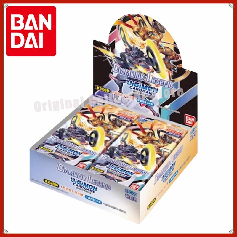 

Оригинальные карты Bandai Digimon DTCG, коллекционная игра, китайский цифровой монстр BTC03-DIAMOND LEGEND, пополняющая сумка, коллекционный подарок ребенку