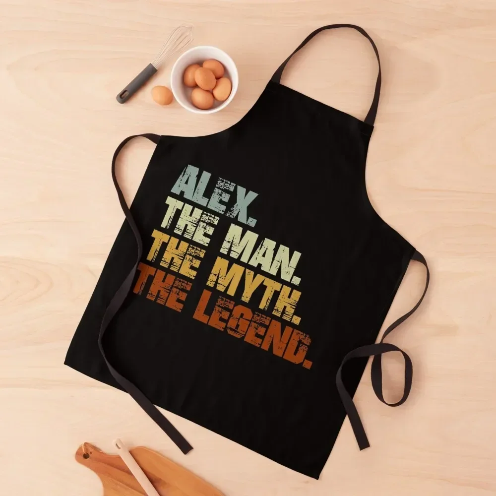 Alex The Man The Myth The Legend Apron All For Kitchen And Home Dress For Hairdresser Apron