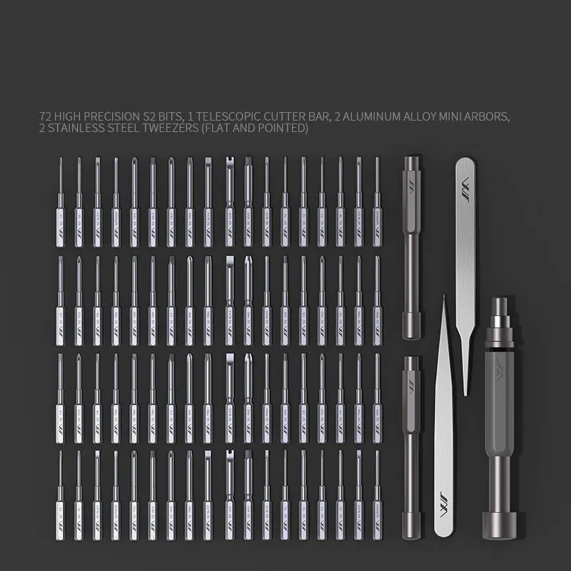 Xiaomi JIMI 80 In 1 Precision Screwdrivers Set Household Multi-purpose Repair Screw Driver 72PC S2 Bits Repair Tool Kit JM-GNT80