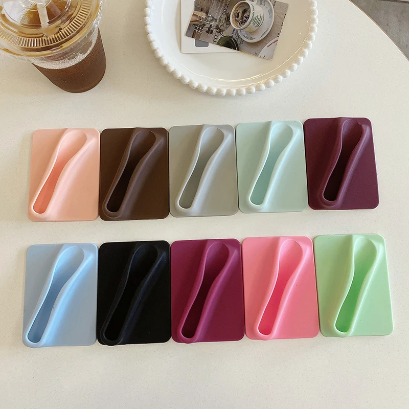 Colorful Silicone Lipstick Lip Glaze Mobile Phone Case Cell Phone Holder Back Adhesive Soft Shell Protective Cover