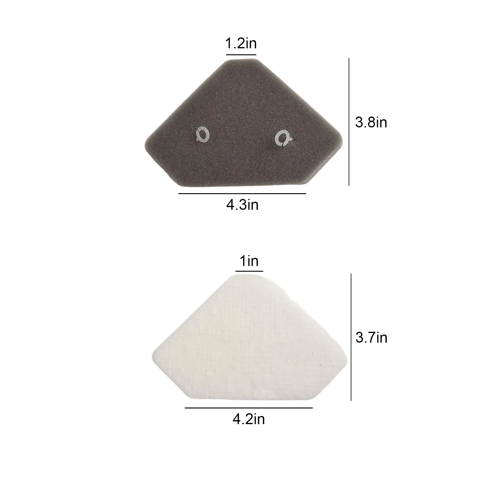 Auto-Empty System Filters Felt Filters As Shown Washable Vacuum Filters High-Toughness Material Reusable And Washable