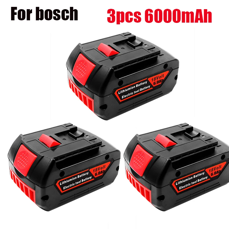 NEW 18V 6000mAh Ersatz Batterie für Bosch 18V Professionelle System Cordless Werkzeuge BAT609 BAT618 GBA18V80 21700 Zelle