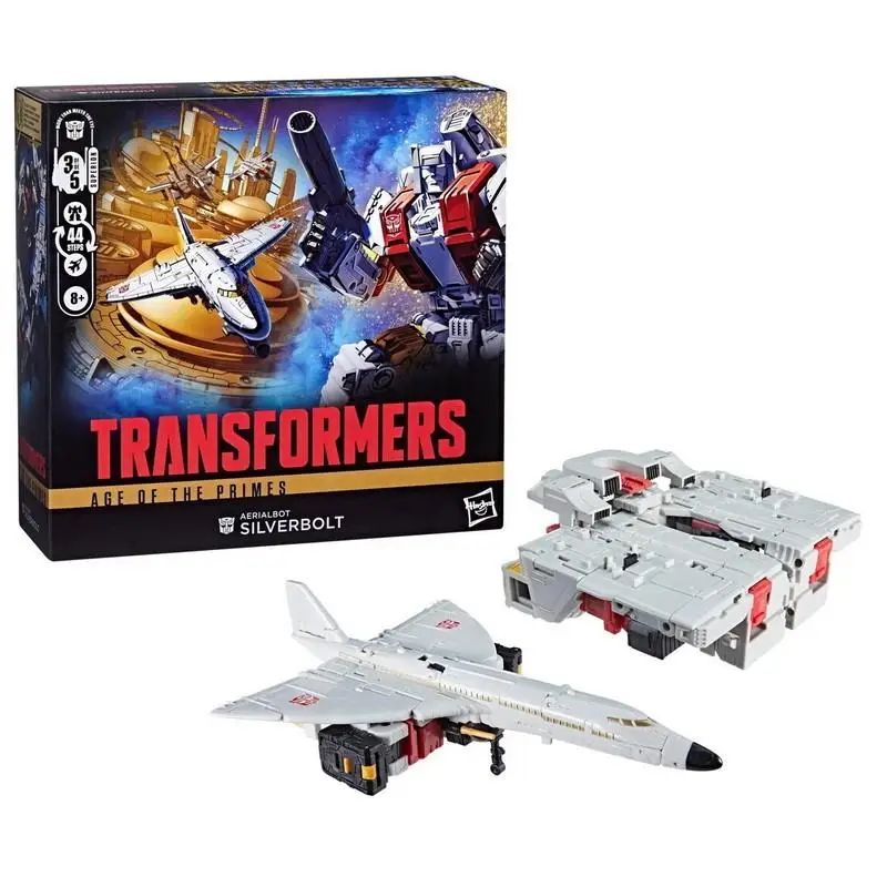 Transformers Age of the Primes Commander Class Aerialbot Silverbolt 7 นิ้วแปลง Action Figure หุ่นยนต์ของเล่น G0752