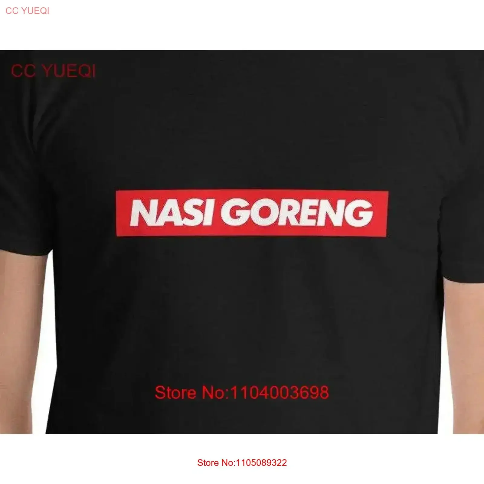 Camiseta para amantes de Nasi Goreng, arroz frito indonesio, comida callejera divertida, S 3XL, vintage, lavada, estirada, versátil