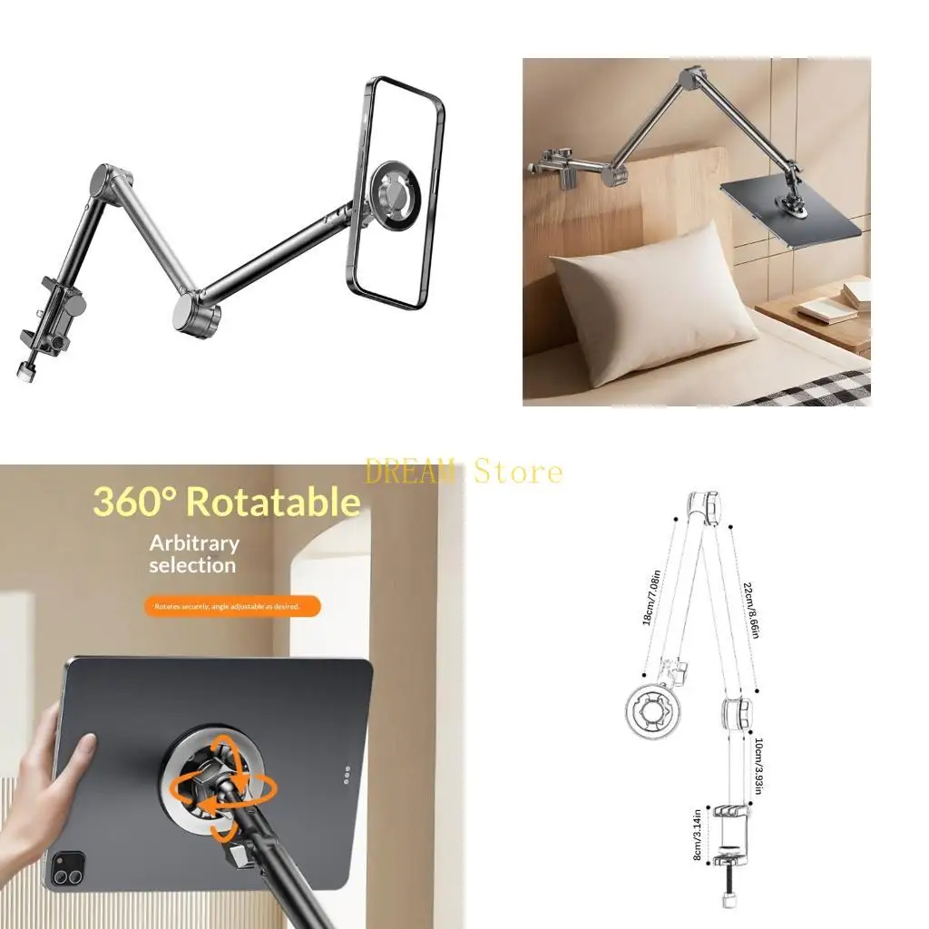 

Portable ABS Phone Stand Designs Enabling Rotation & Flexible Viewing Angles Gooseneck Phone Holder for Phone Tablets best sale