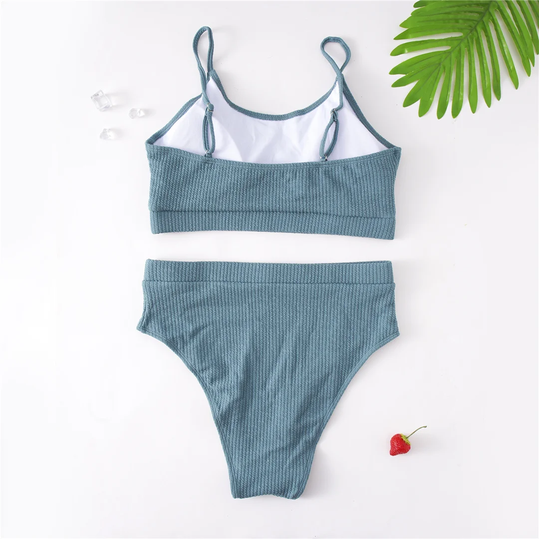 0XL - 4XL, 7 Farben, Bikini, große Größen, Badebekleidung für Damen, zweiteiliges Bikini-Set, Badeanzug, V3774B – Detail 32