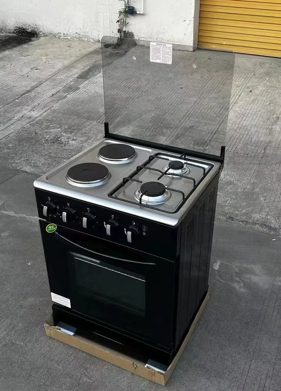 Wholesale of Large Capacity Multi functional Liquefied Gas Oven Integrated Stove 2 Gas 2 Electricity One Piece