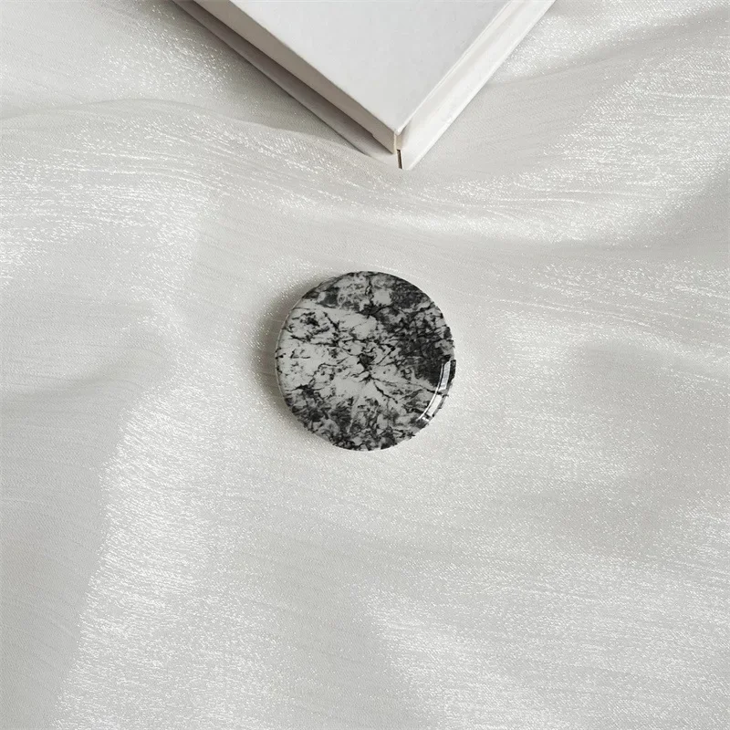 Популярный Модный популярный держатель для телефона с мраморным рисунком, универсальный магнитный кронштейн на присоске для магнитной подушки безопасности, чехол-подставка