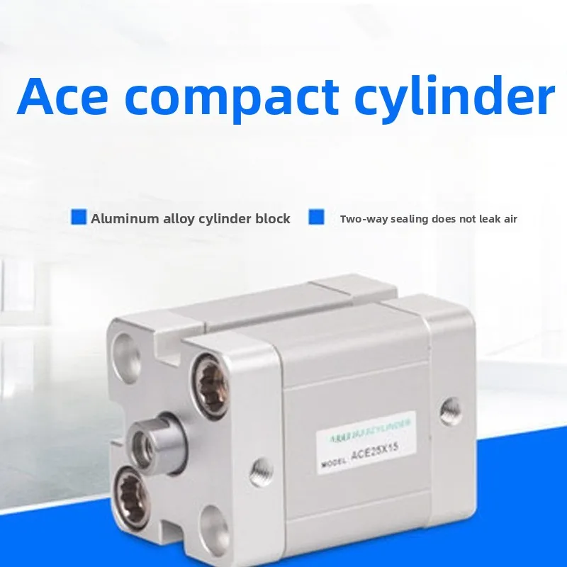 Multi stroke compact cylinder, high-precision wear-resistant standard pneumatic telescopic actuator accessories
