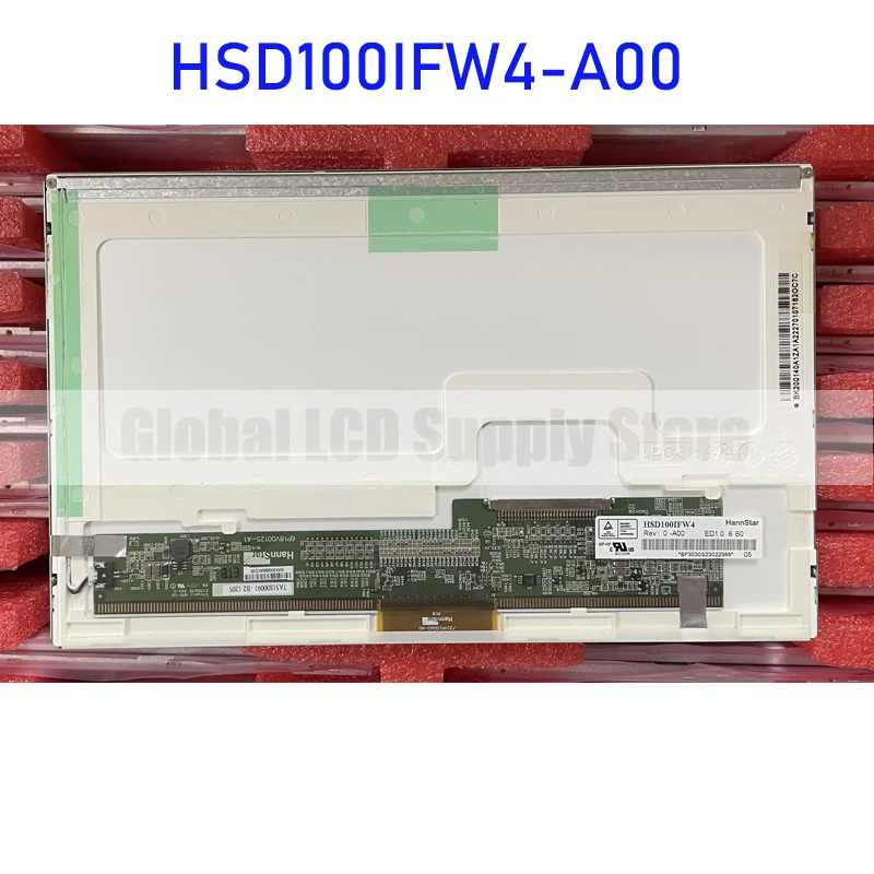 HSD100IFW4-A00 10.1นิ้วแผงจอแสดงผล LCD ของแท้สำหรับ HannStar ตัวเชื่อมต่อ30พินใหม่เอี่ยมส่งเร็วทดสอบ100%