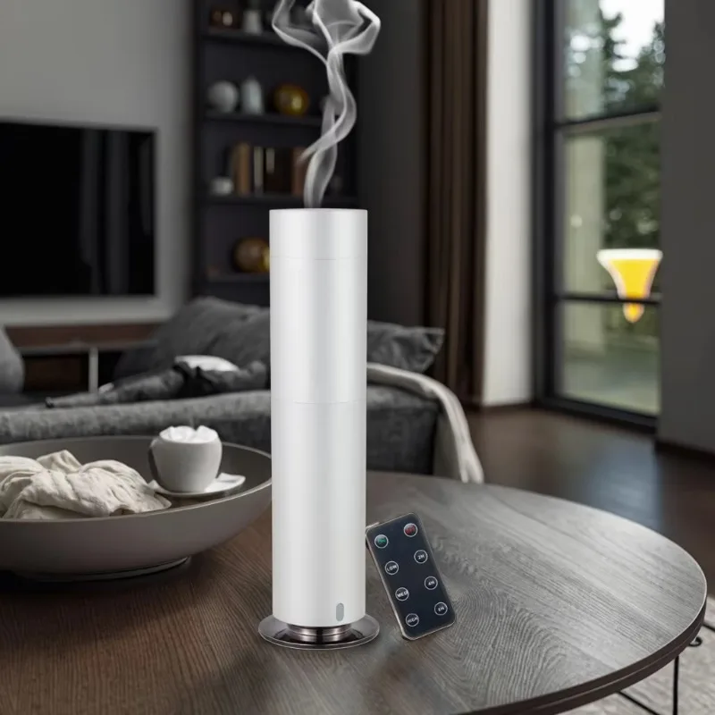Airo Portable 120ML Electric Essential Oil Diffuser Timer Waterless Auto Shut-off Remote Control Aroma Diffuser Hotel French