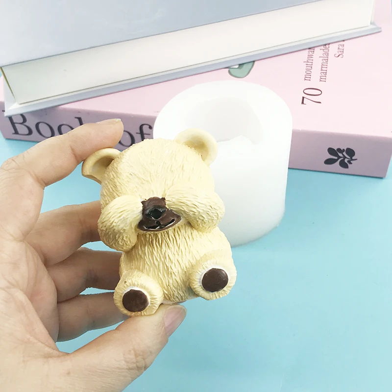 Blindfolded little bear Silico - огляд і ціна Candle Supplies Eu