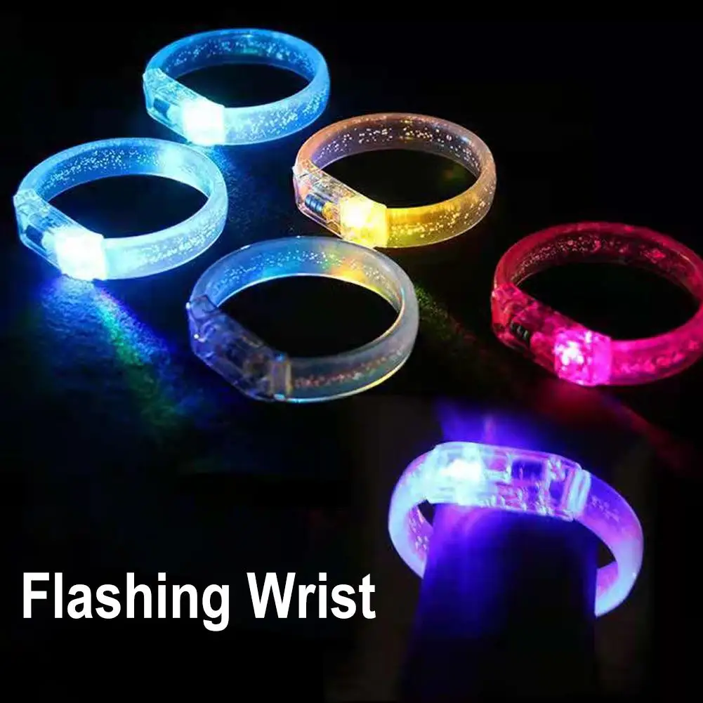 Luminous Bracelet Concert Party Bar Luminous Bracelet LED Luminous Party Strap Supplies Wrist Sports I8Q8