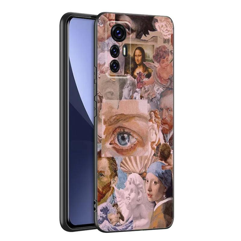 Renaissance Art Painting Phone Case For Xiaomi 10 11 13 12 Lite NE 9T 10T 11T 12T 12S 13T 14 Pro 9 SE 10i 11i 12X Civi 2 3 4 5G