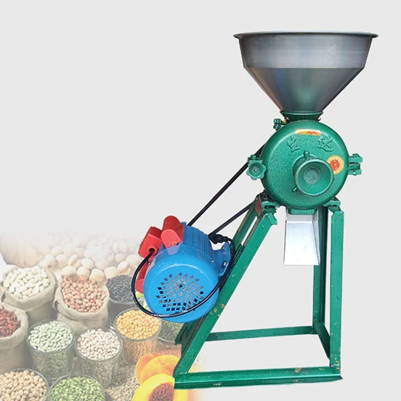 Molinillo de maíz comercial, pelotas, fresadora de trigo, molino de harina, pulverizador de medicina, máquina trituradora y refinación de granos de cereales