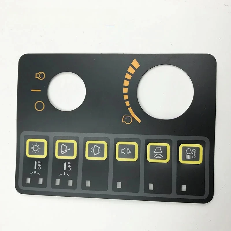 Sticker Air Conditioning Instrument Key Control Panel Excavator Accessories For Hyundai 200/215/225/265/305/-7