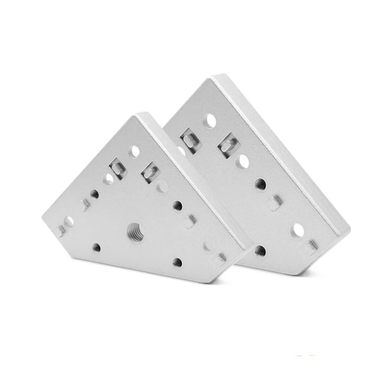 Aluminum profile triangular end face connecting plate  30 4040 profile anchor connector  Industrial aluminum profile accessories