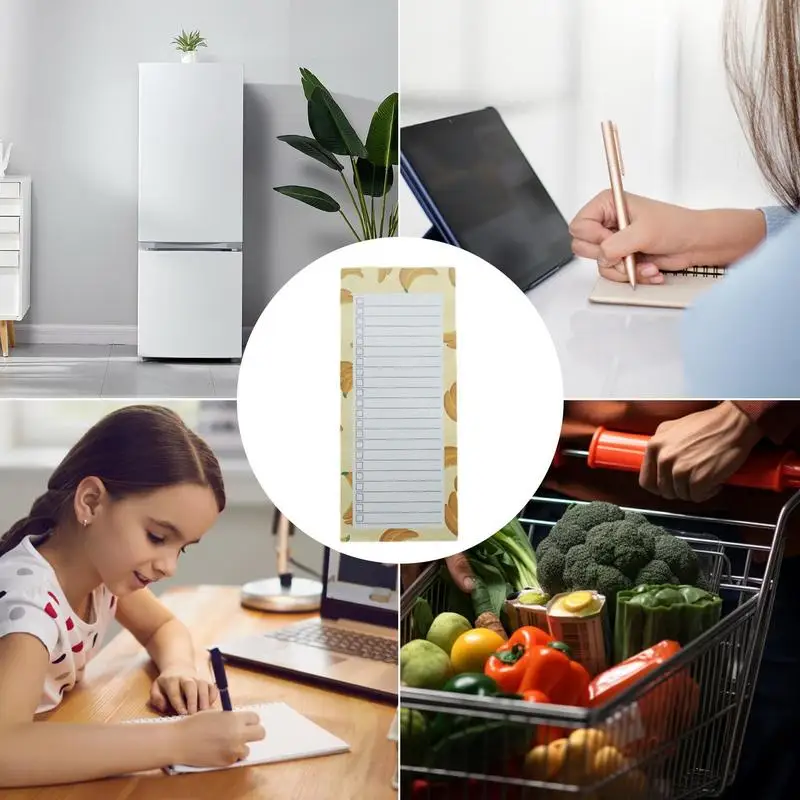 Magnetic Notepads Refrigerator Grocery List Notepad Safe And Odorless Memo Notepad For Locker Appointment Reminders Filing