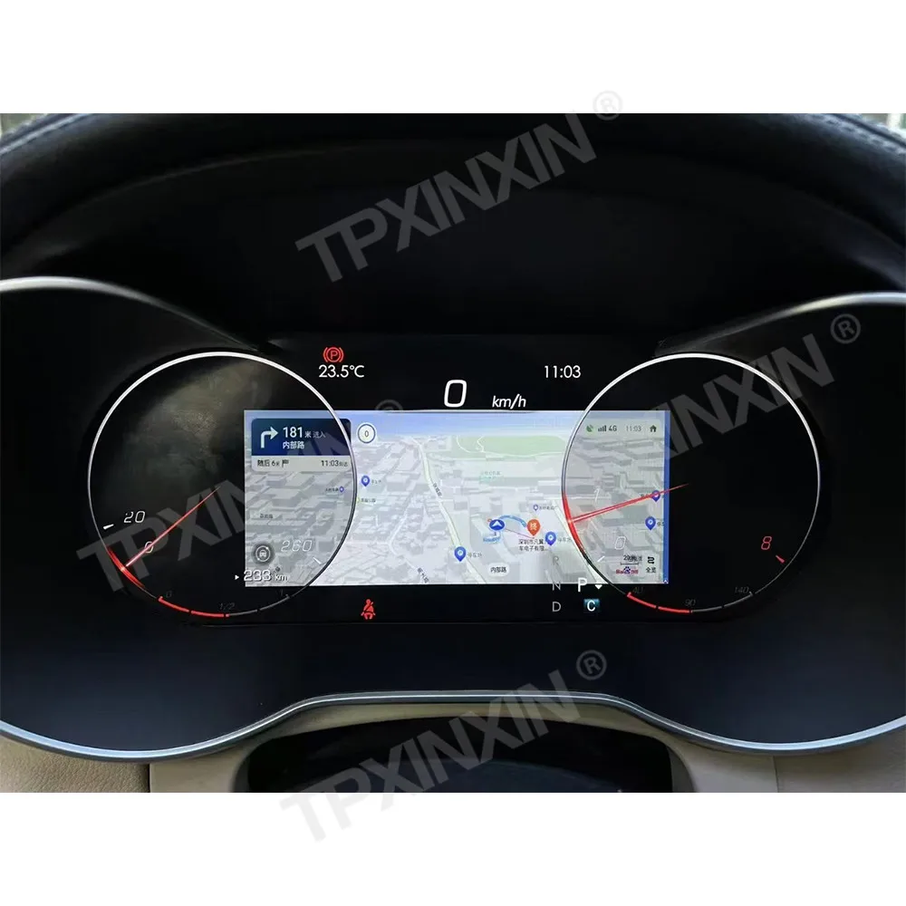 

12.3 Inch Carplay Digital Cluster For Mercedes Benz C W205 GLC 2015-2021 LCD Instrument Speedometer Odometer Dashboard Display