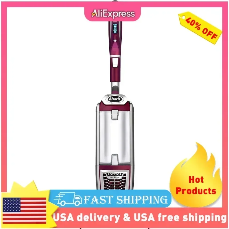 

DD2Shark NV752 Вертикальные вакуумные светодиодные фары TruePet с питанием от вращения, инструмент для обивки, идеальная электрическая щетка для домашних животных; Презерватность T