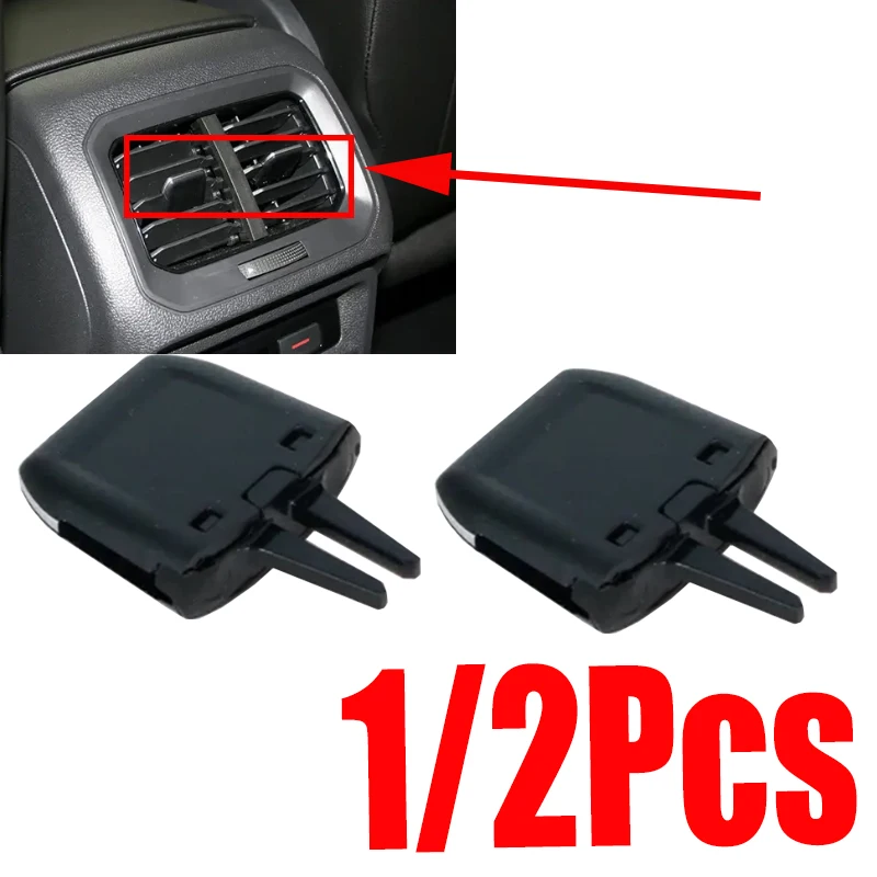 1/2X lengüeta de paleta de ventilación de aire acondicionado A/C Kit de reparación de Clip de lengüeta de ventilación de aire acondicionado para VW Tiguan MK2 2017 2018 2019 2020 2021