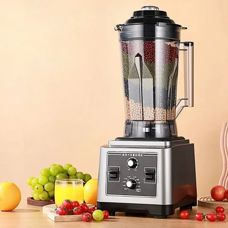 2200W Heavy Duty Commercial Grade Timer Blender Mixer Juicer Fruit Food Processor Ice Smoothies Soybean Milk Machine 6L