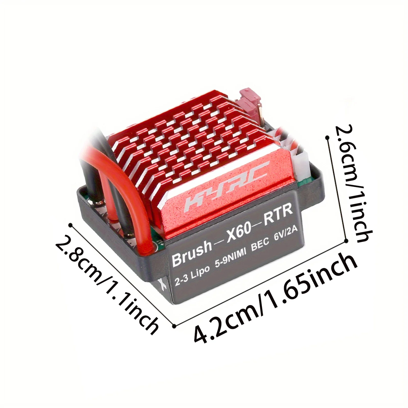 RC 540 10T-80T กันน้ำมอเตอร์,60A ESC สำหรับ 1:10 RC รถตีนตะขาบ Wltoys Axial SCX10 Kypsho Redcat Gen8 Traxxas TRX4 TRX6