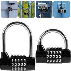 Padlock Combination 5 Digit Zinc Alloy ​91/ 63mm Door Lock Luggage Cabinet Toolbox Gym Locker for Outdoor Hotel/Office/Safe Case