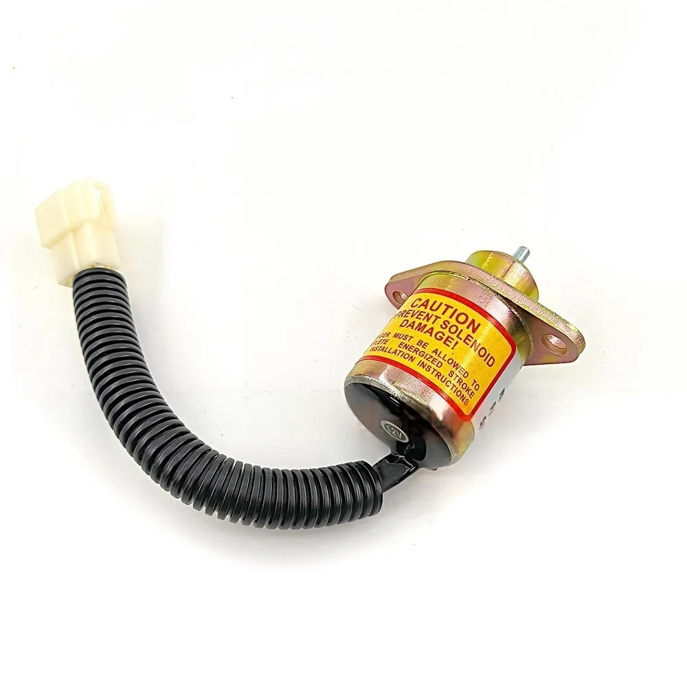Kubota Excavator Flameout Solenoid Valve Switch Electromagnet SA-4569-T 1503ES-12A5UC5S for Construction Equipment