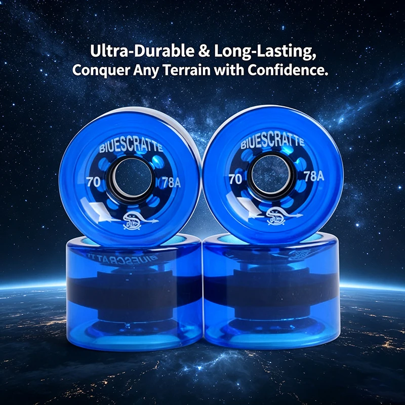 78a-high-rebound-pu-skateboard-high-elastic-pu-longboard-wheels-multi-color-silent-soft-cruising-skateboard-replacement-wheels