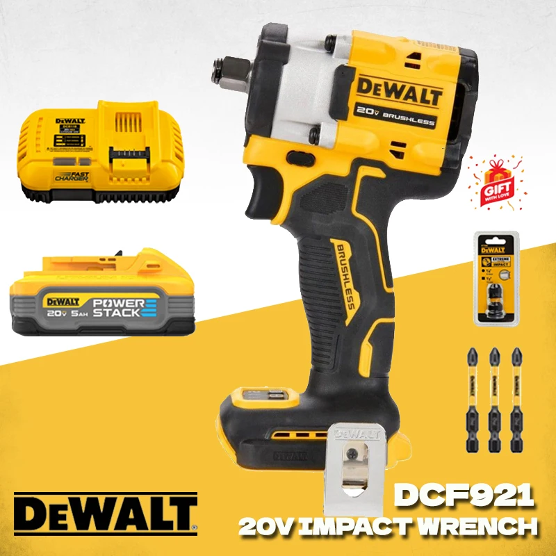 DEWALT DCF921 20V XR Cordless Brushless 1/2