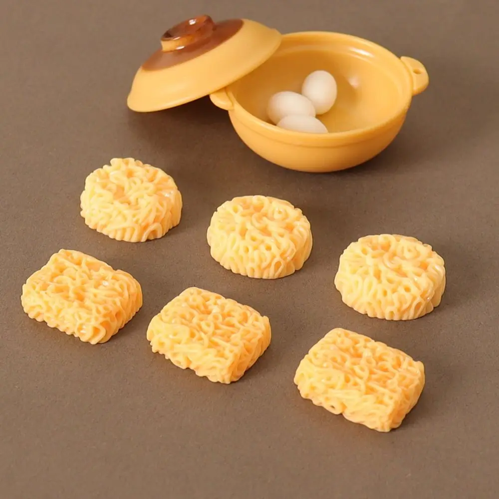 1:12 Dollhouse Miniature Food New Mini Instant Noodle Simulation Casserole Egg Miniature Dollhouse Decorations