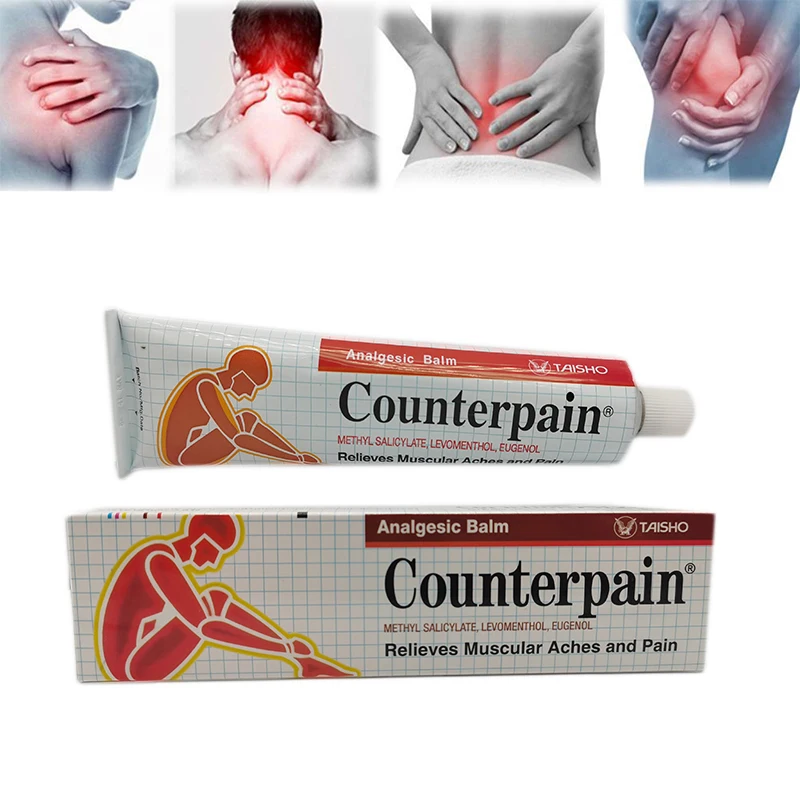 

120G Thailand Counterpain Cool Hot Analgesic Balm Cream Arthritis Cream Relief Joint/Muscle/Back/Neck Pain Medical Plaster