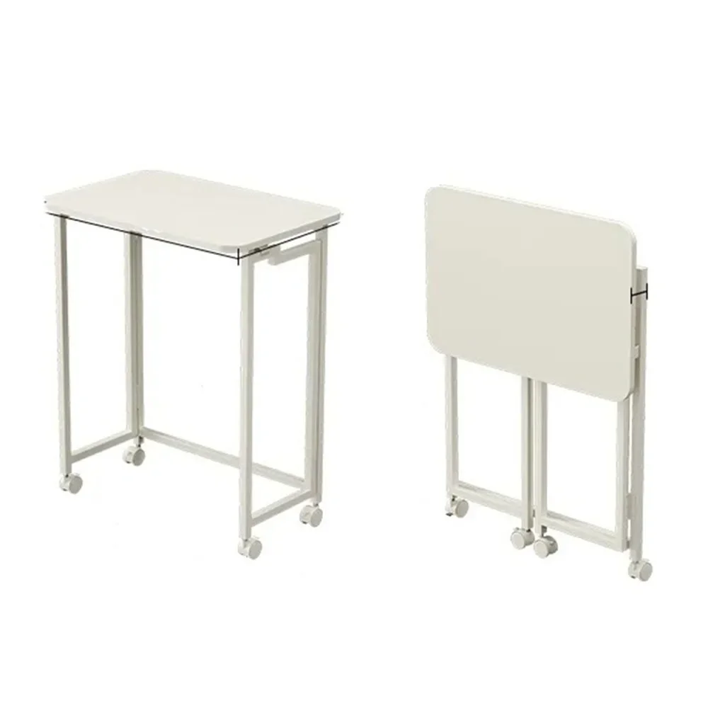 Folding Desk for Study, Family Bedroom, Bedside Small Table, Simple Foldable Study Desk, Movable Computer Desk