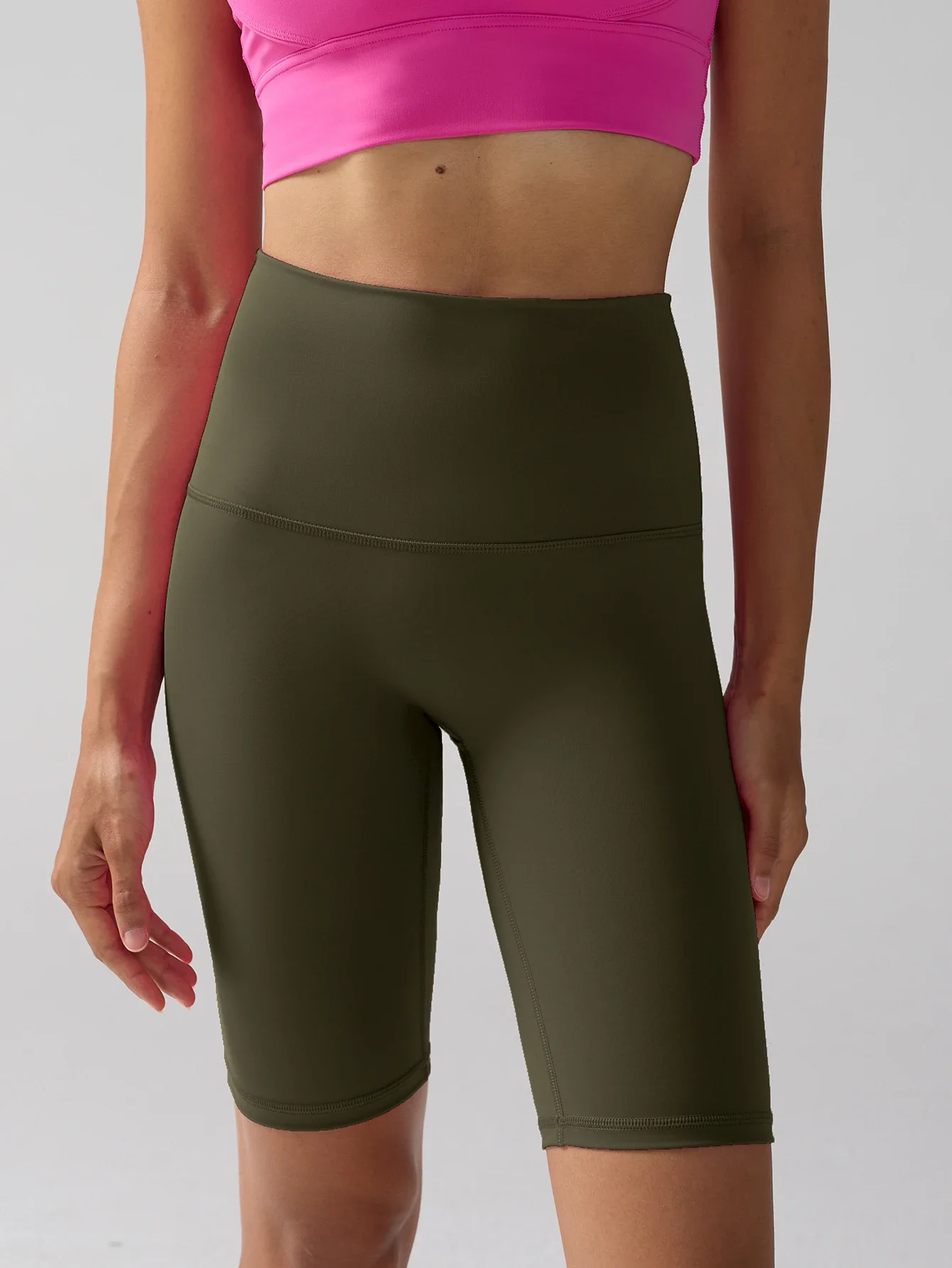 Damen Sport-Shorts Yoga-Leggings Squat-Proof Hochtaillierte Fitness-Shorts Schnelltrocknende Rad- und Workout-Gym-Shorts