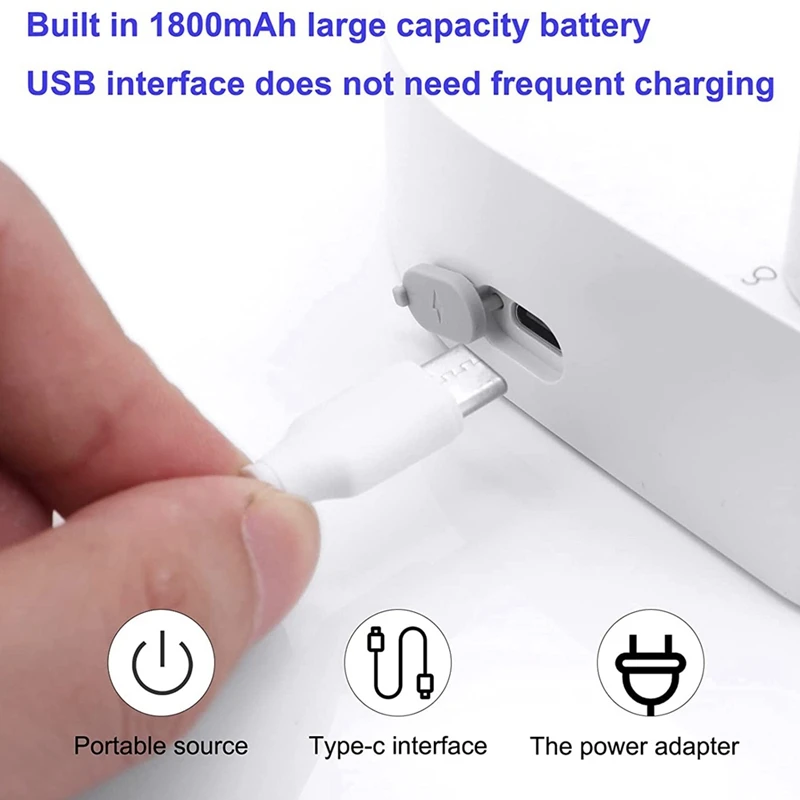 موزع مضخة مياه كهربائية ، مضخة زجاجة ماء أوتوماتيكية ، سطح المكتب قابلة للشحن مع حامل