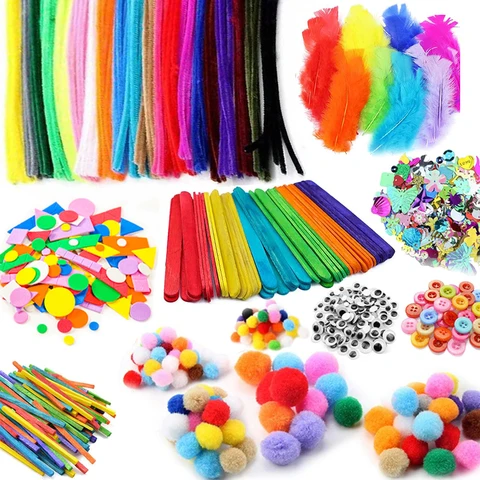 Kids Craft Supplies Kit 1000 Pieces