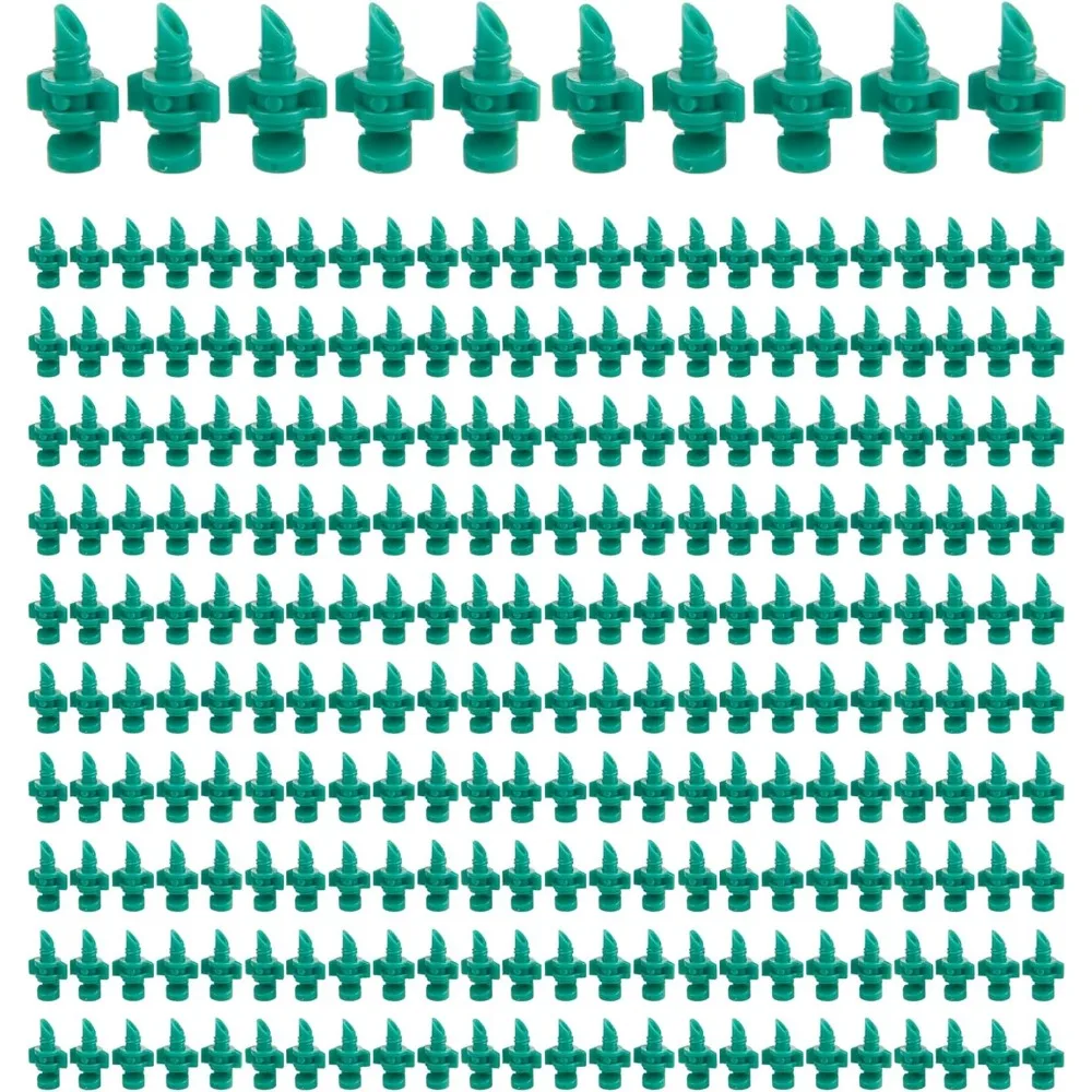 

250pcs 180 degree misting nozzle irrigation, sprinklers sprayer for garden irrigation system, micro sprayer refraction automizin