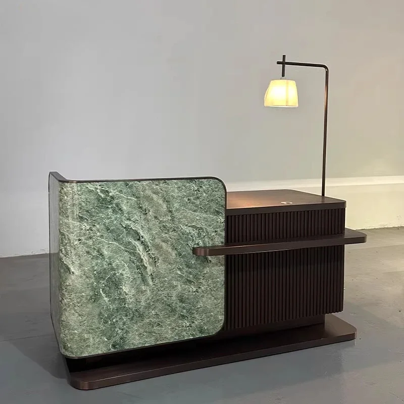 

Стойка ресепшн JCompany, отдел продаж, мраморная барная стойка